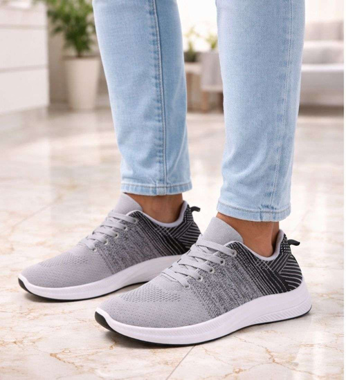 Wiązane buty sportowe męskie /E4-1 14154 S331/