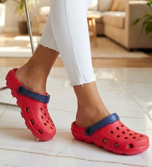 Czerwone klapki na basen /G5-1 10870 S097/