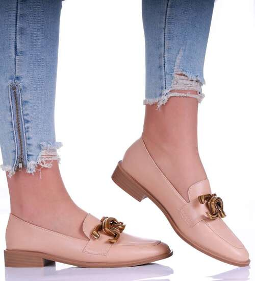 Wsuwane baleriny lordsy Khaki /A6-2 11599 T581/