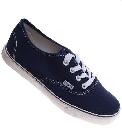 Granatowe dziecięce tenisówki /B5-2 16561 G8-61/