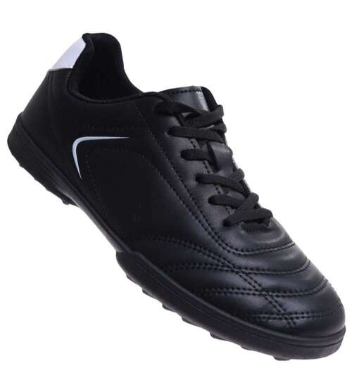 Czarne sznurowane trampki męskie /A6-3 17241 T380/