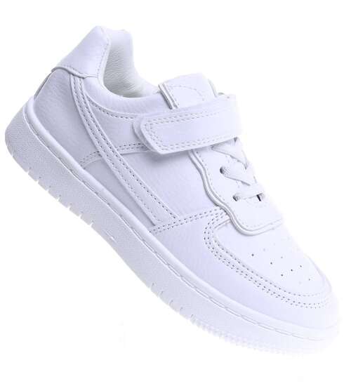 Dziewczęce białe buty sportowe /C7-1 15440 T223/