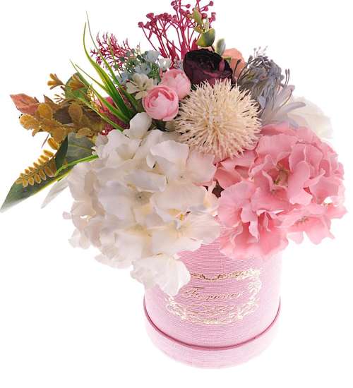 Flower box- śliczne kolorowe kwiaty na prezent /FL18 S340/