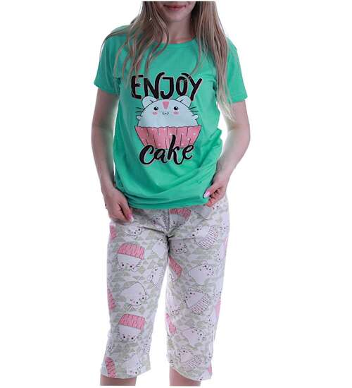 Zielona damska piżama Enjoy /H2-K42 P74 S195/